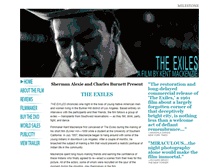 Tablet Screenshot of exilesfilm.com